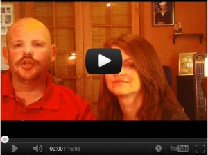 Carl Willis and Carol in video promoting entrepreneurship and marketing principles.
