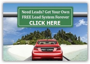 Carl Willis lead system advertisement and tropical island background