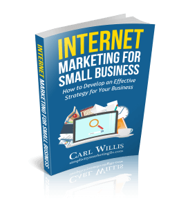 Carl Willis's "Internet Marketing for Small Business" book cover.