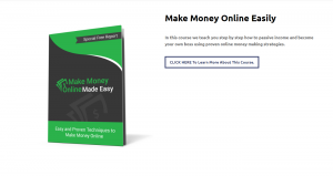 Carl Willis's "Make Money Online Easily" course book and online income strategies.