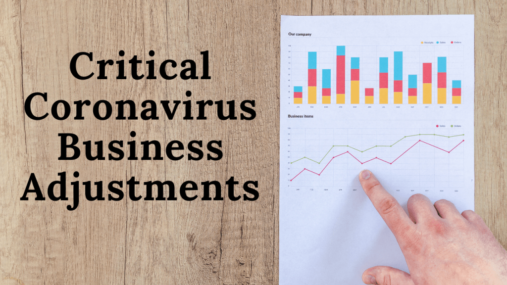 critical coronavirus business adjustments